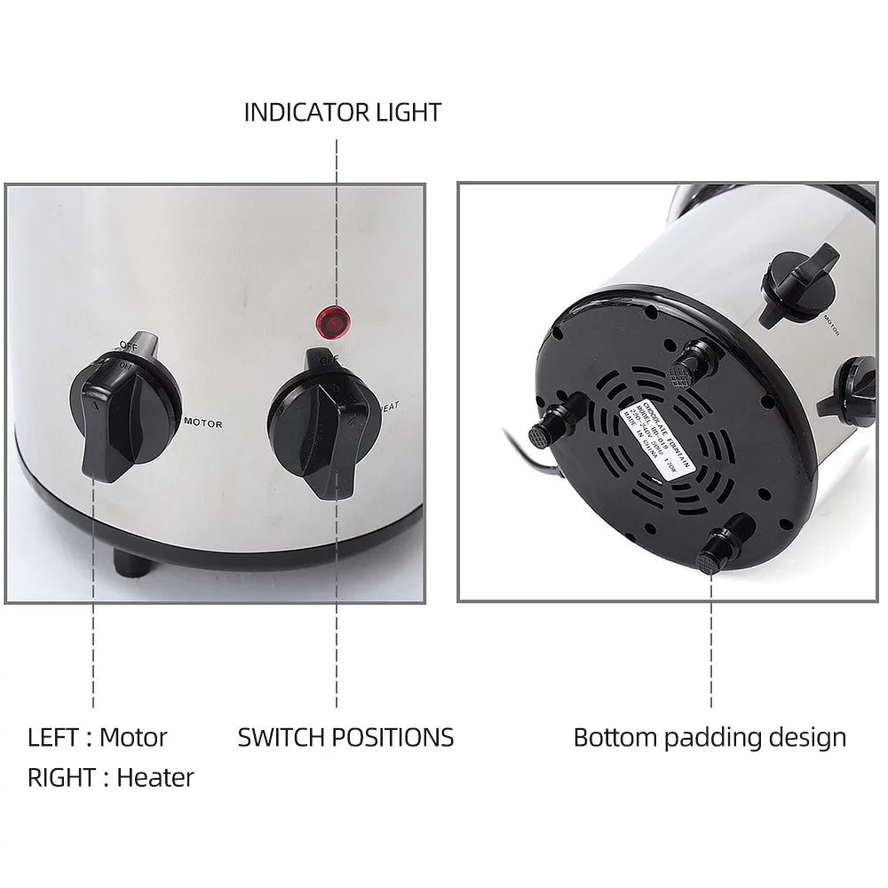 4 Tiers Electric Chocolate Fountain Z50184
