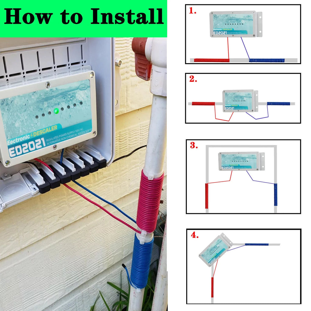 Electronic Water Descaler System Salt Free Water Softener W449313