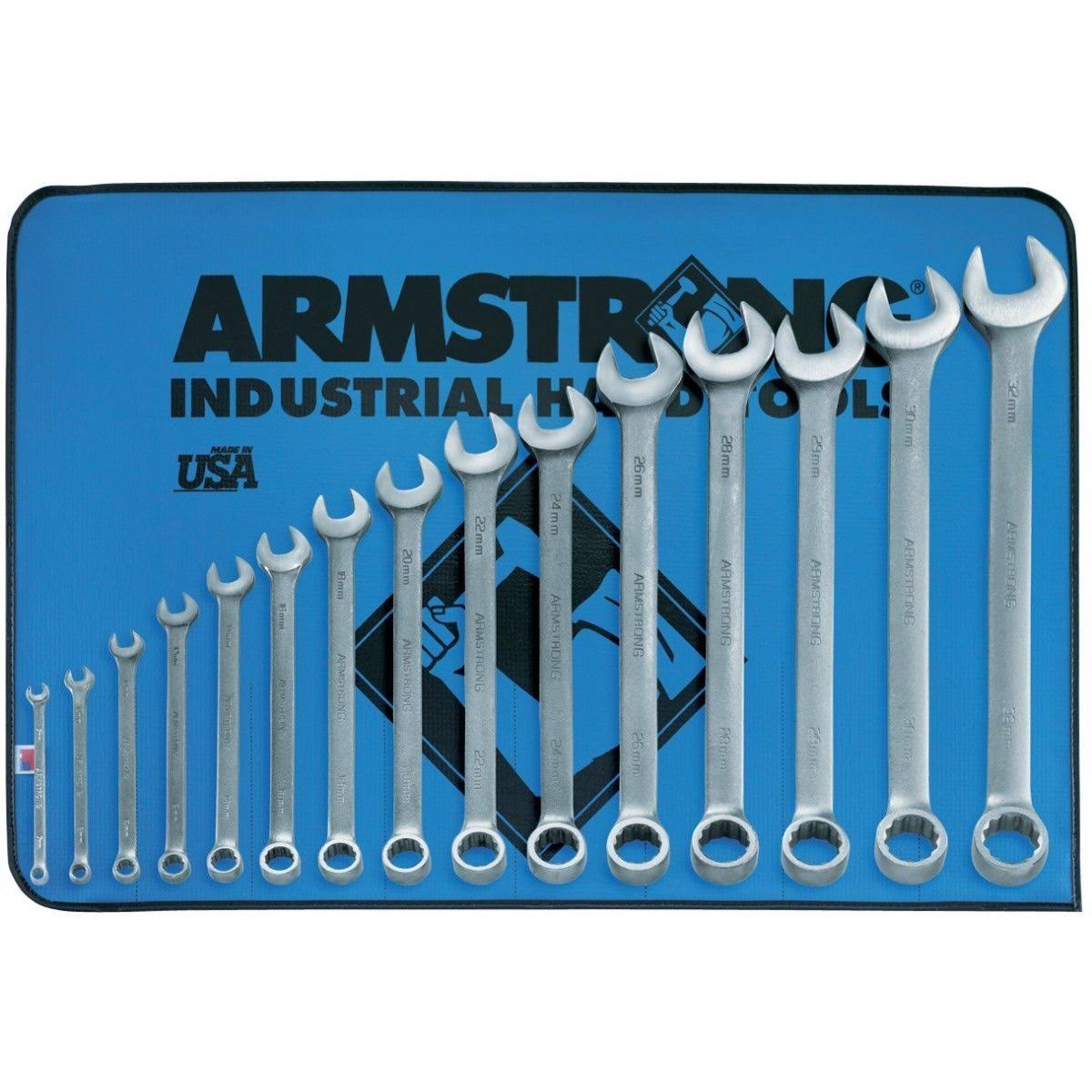 15 Piece Metric Long Combination Wrench Set D802404