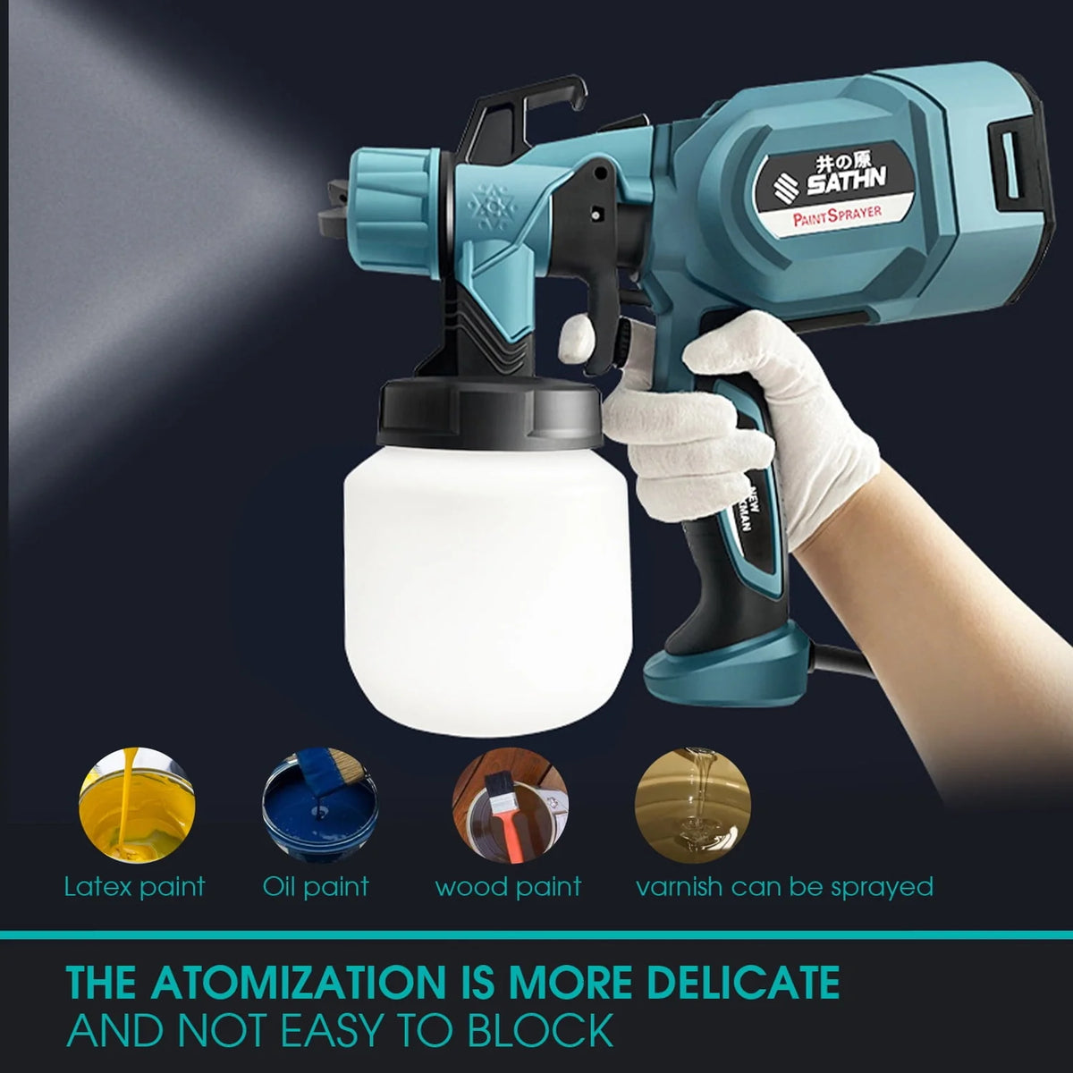 800W Electric HVLP Paint Sprayer O216661