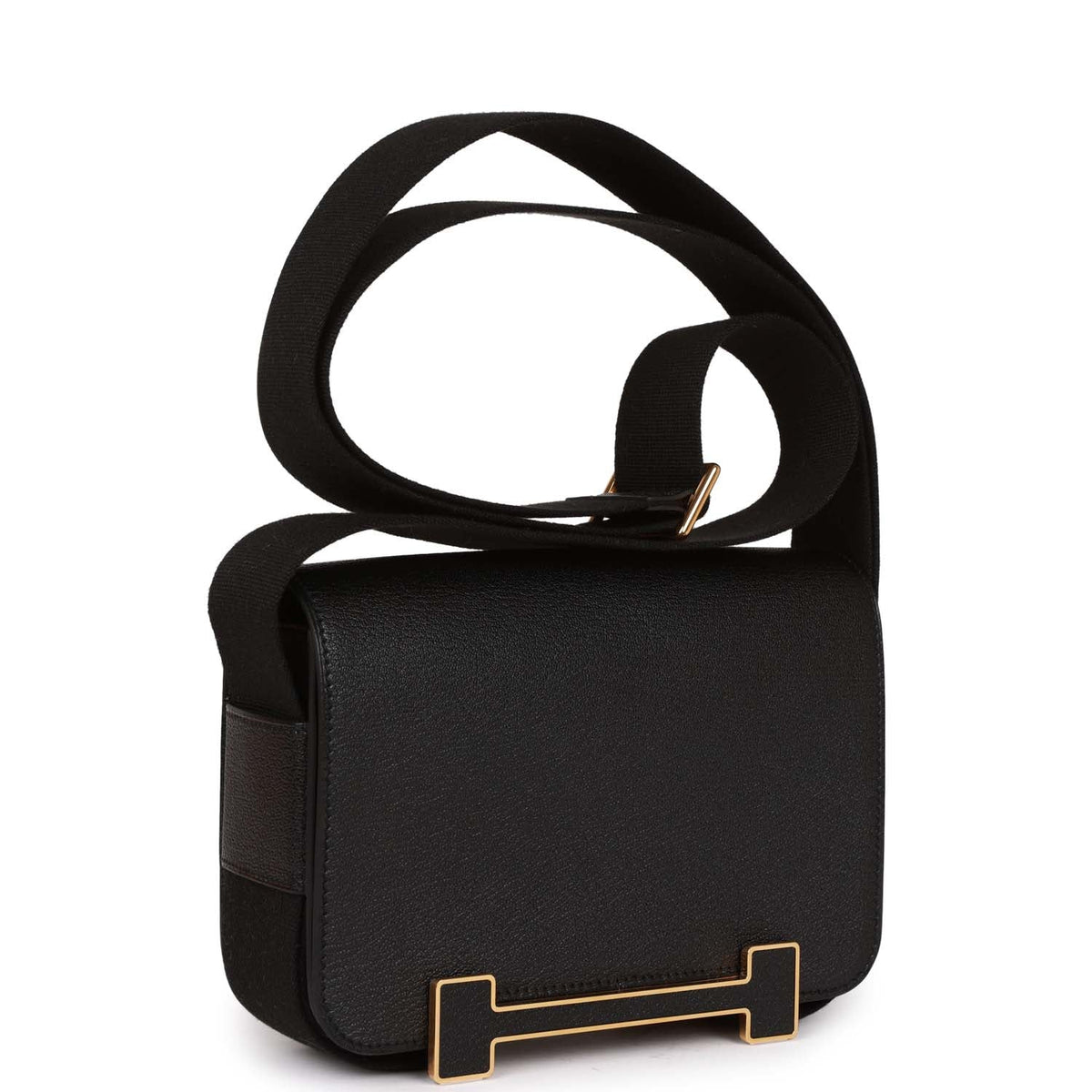 Black Chevre Bag E9903