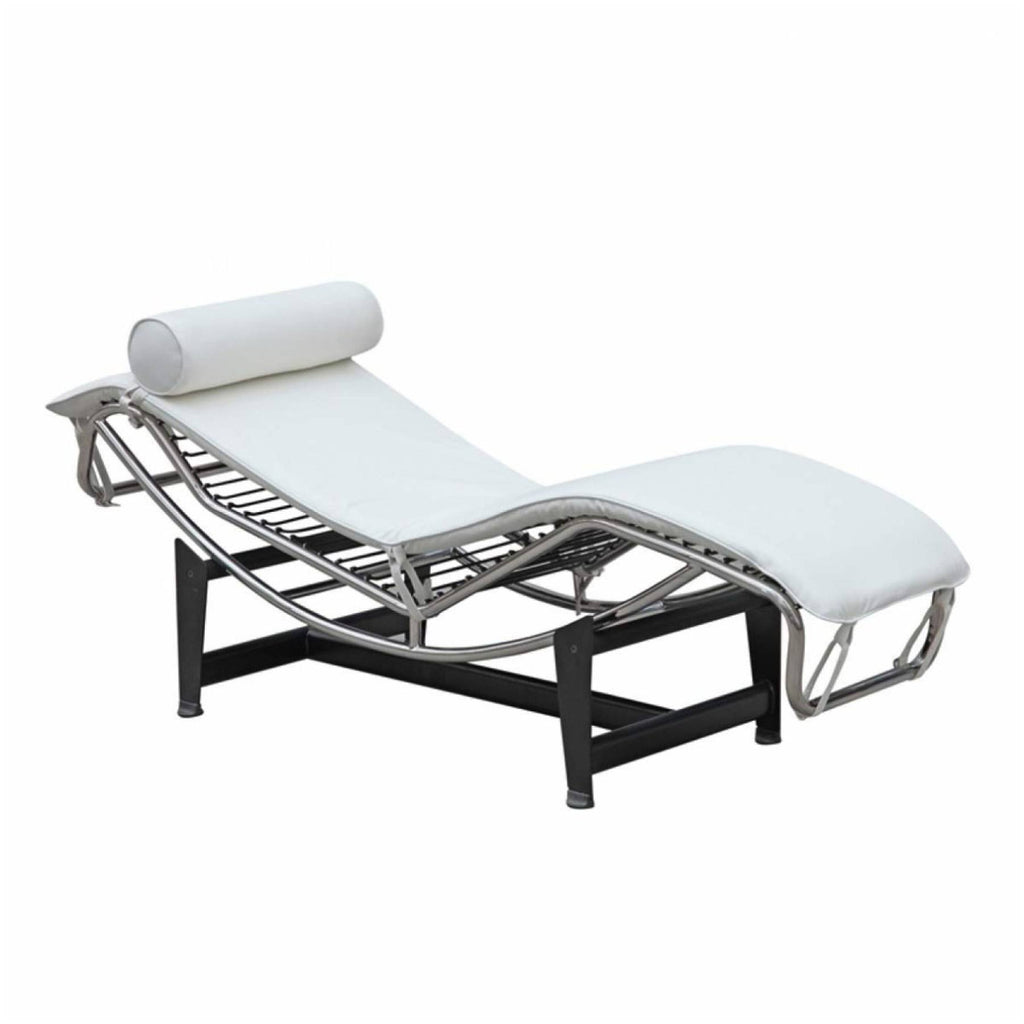 White Adjustable Chaise T314