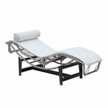 White Adjustable Chaise T314