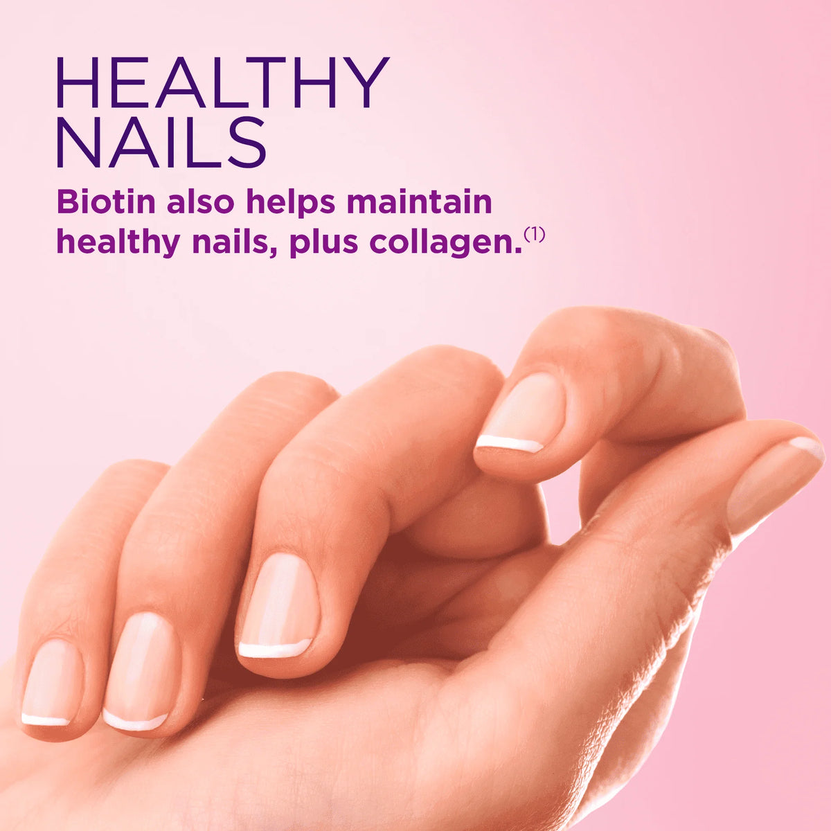 Hair, Skin and Nail Biotin & Vitamins A, C, & E Softgels, 150 Count H8043
