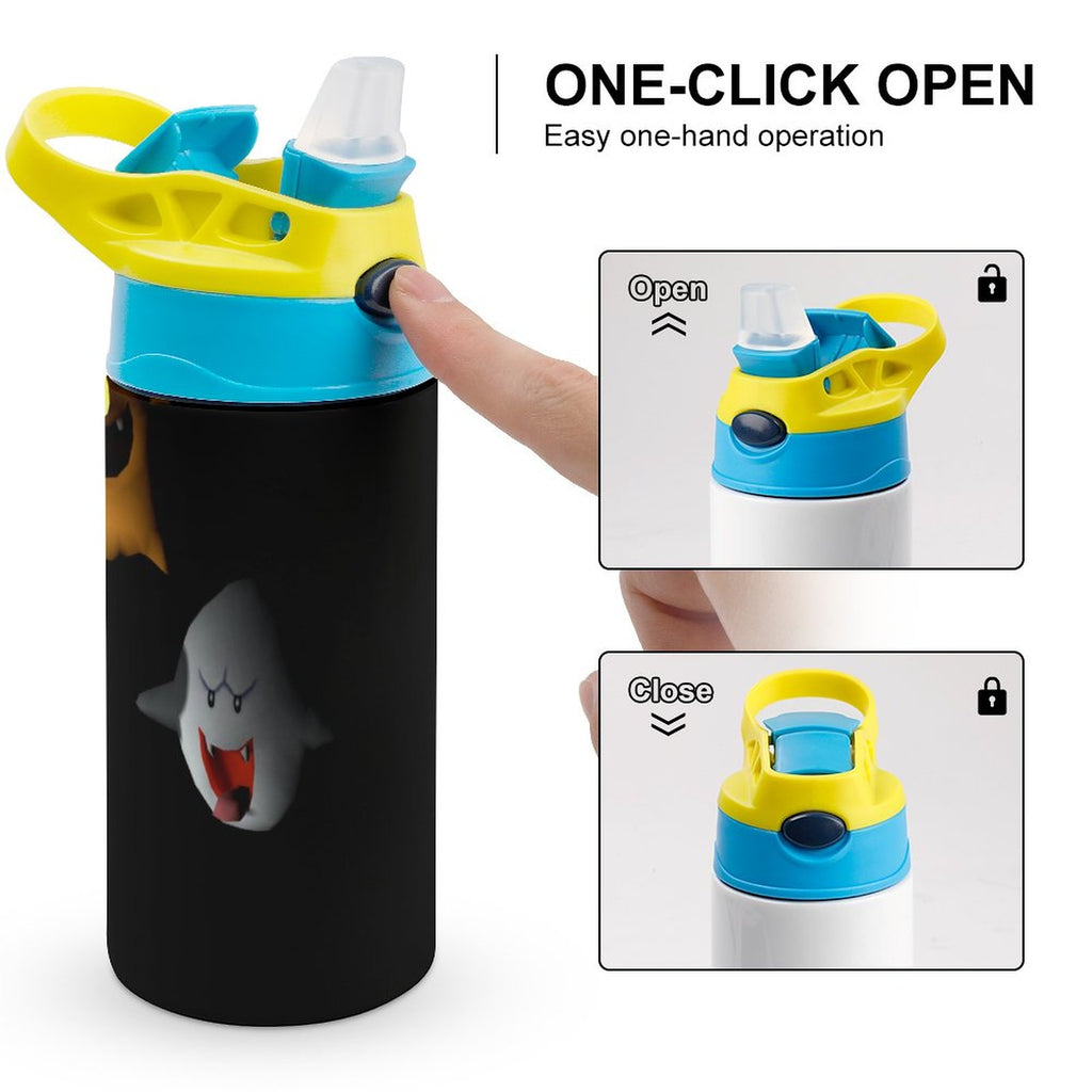 Insulated Stainless Steel Water Bottle with Straw A7586