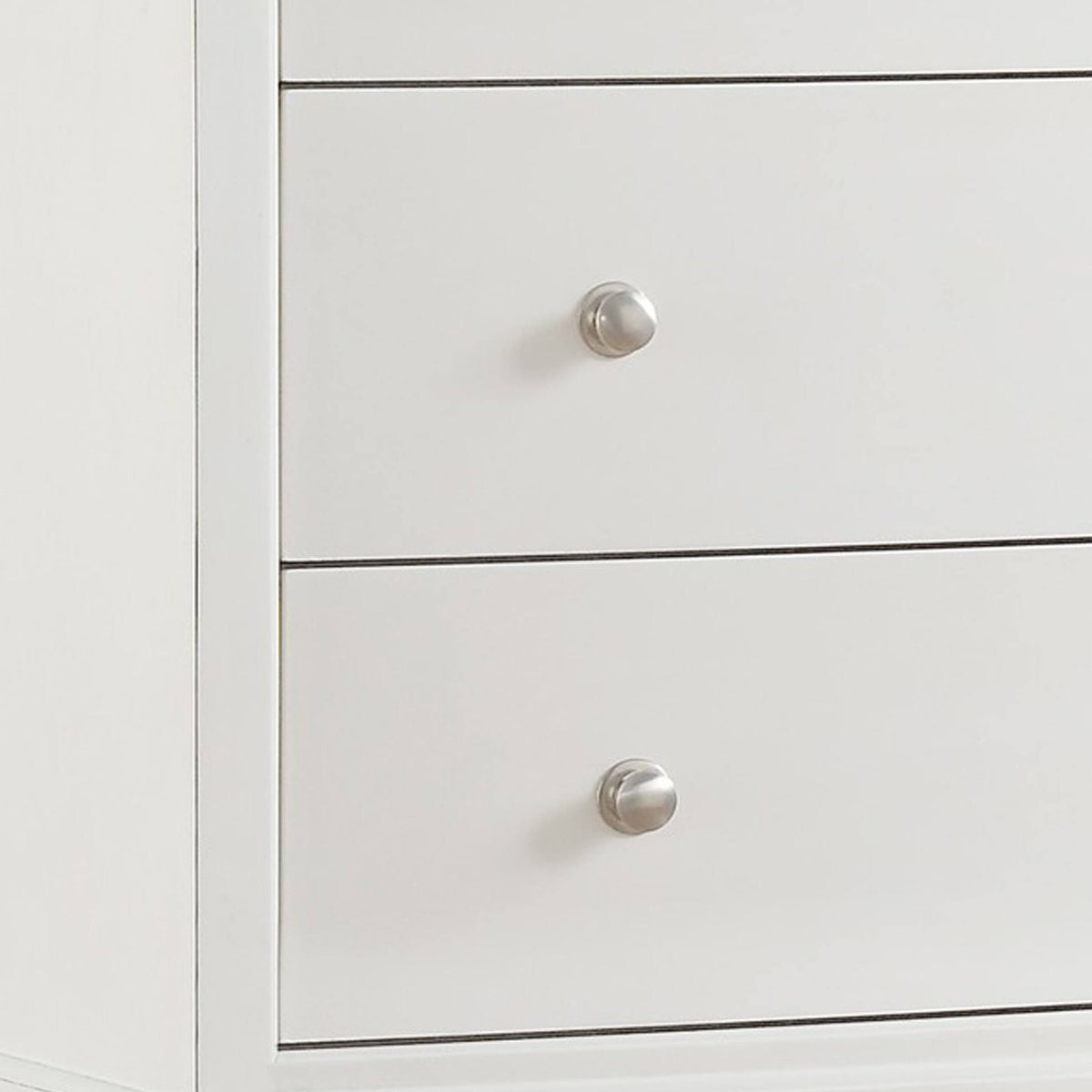 White Wooden Chest with 5 Drawers X29582