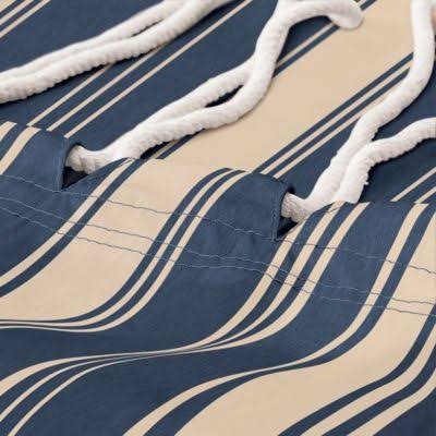 Heather Fern Green Stripe Hammock with Steel Stand O310007