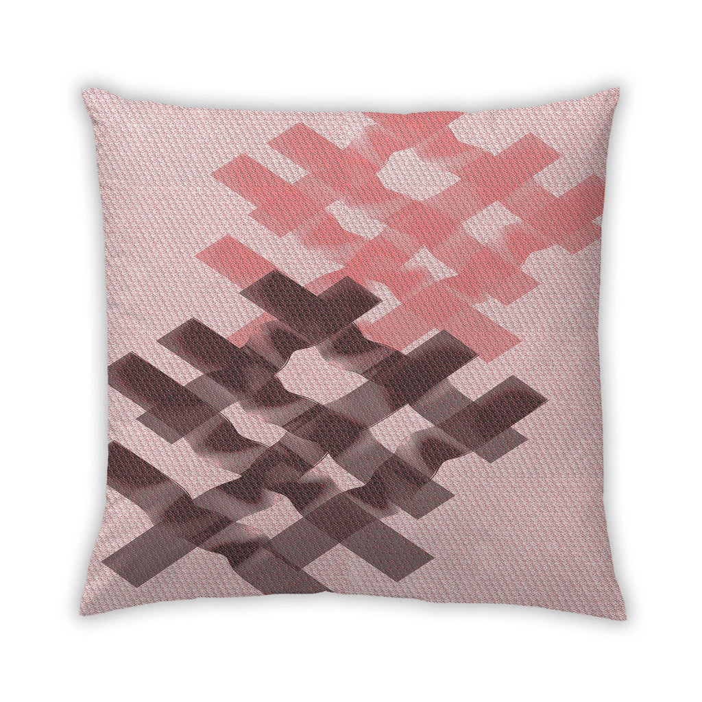 Contemporary Square Throw Pillow, 18 inch by 18 inch D82833