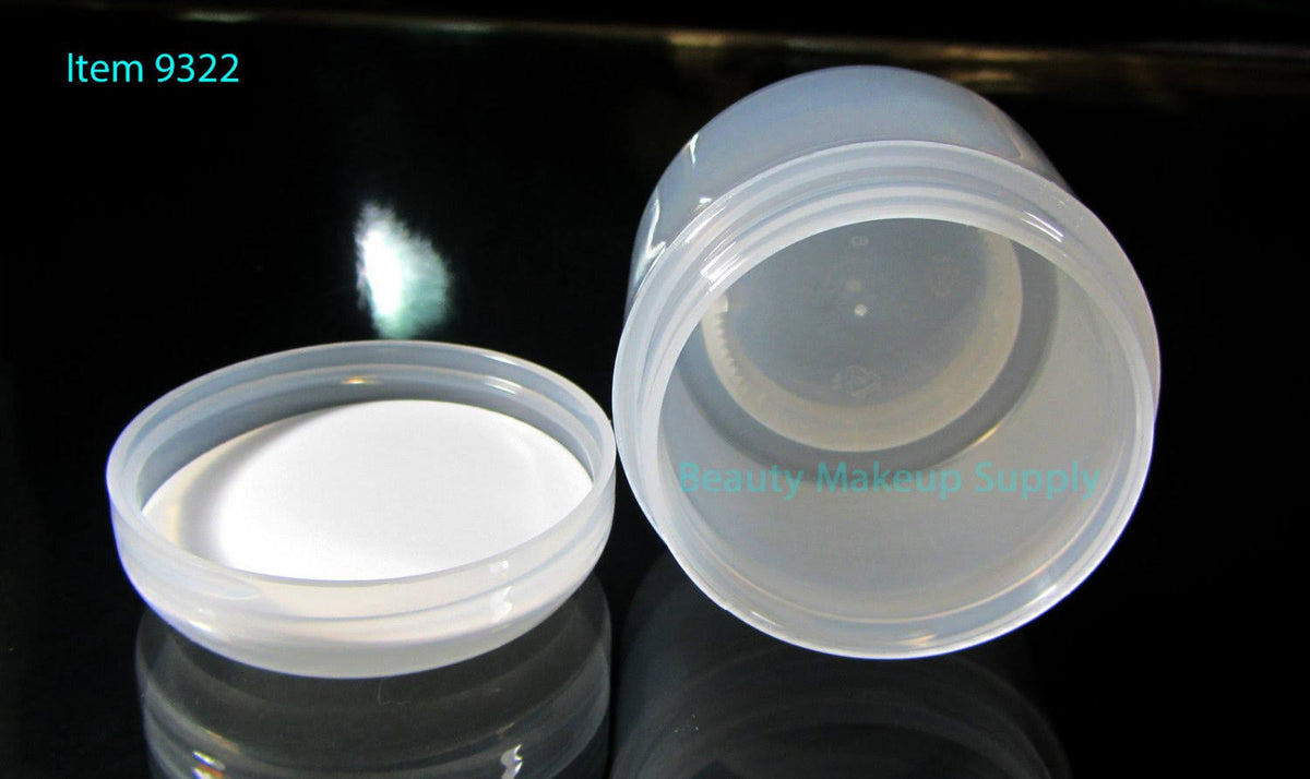 24 Cosmetic Jars Double Wall Plastic Containers with Dome Cap S945