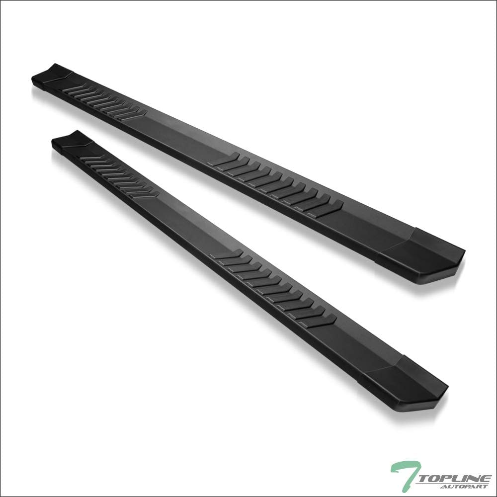 Matte Black Aluminum Side Step Rail Running Boards V526
