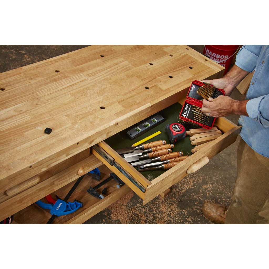 60 in. 3-Drawer Hardwood Workbench F530