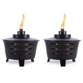 Black Metal Mini Table Torch W29339