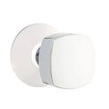 Polished Chrome Double Dummy Door Knob and Rose T8199