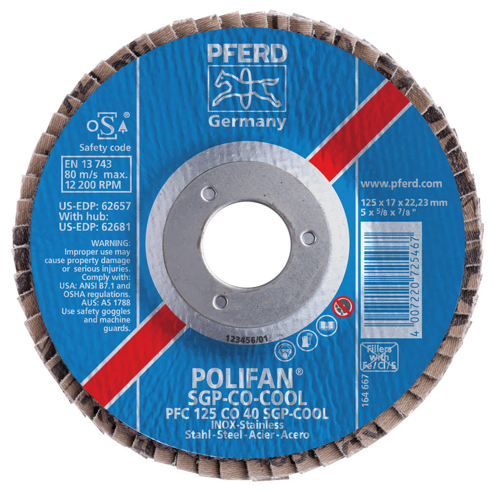 5x22 x 5/8-11 Ceramic Flap Disc Q1521