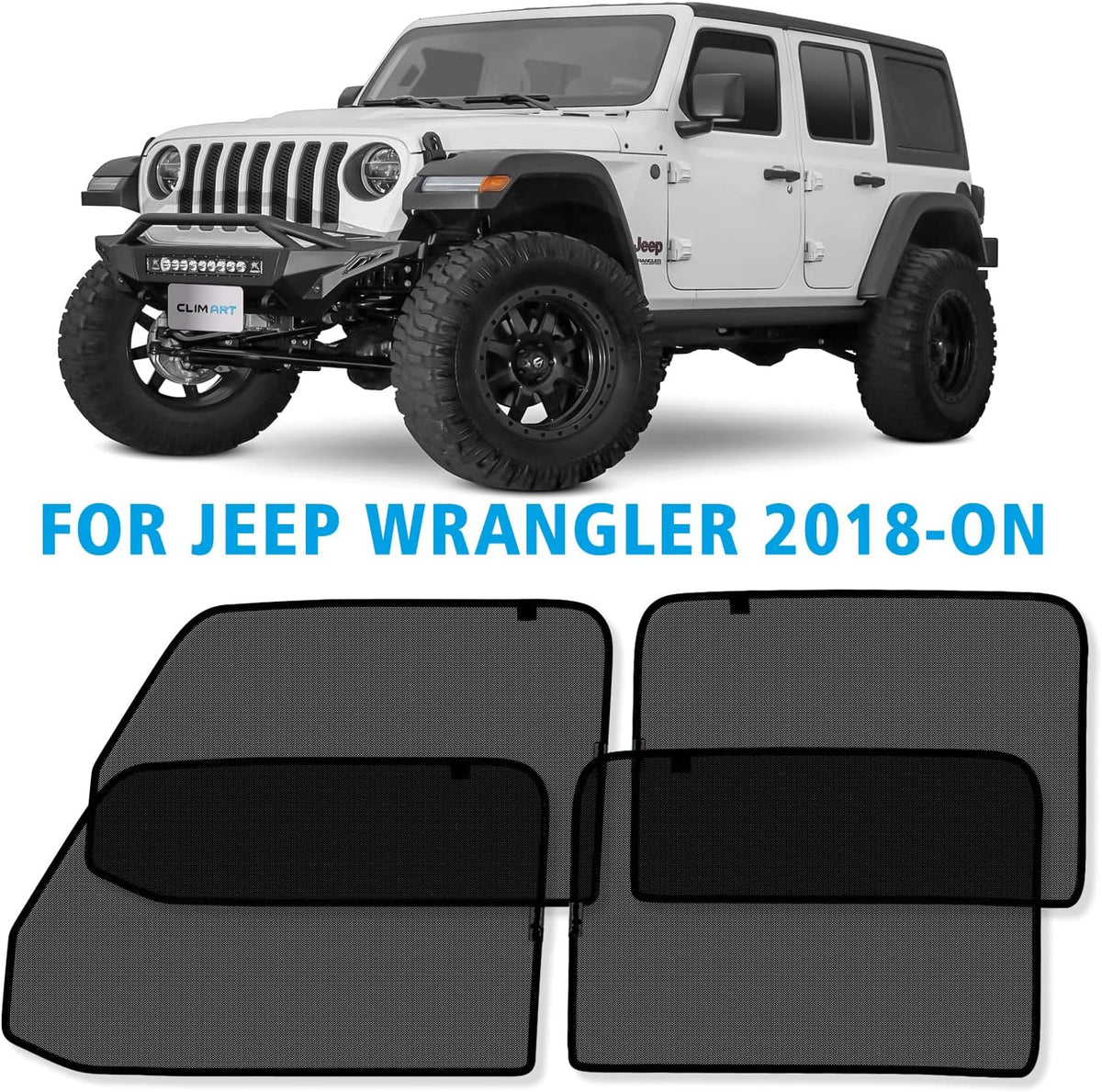 Magnetic Car Window Sunshade 4 Pc. Set G59871