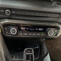 Carbon Fiber Center Console Decorative Cover Air Conditioner Control Panel Trim T306640