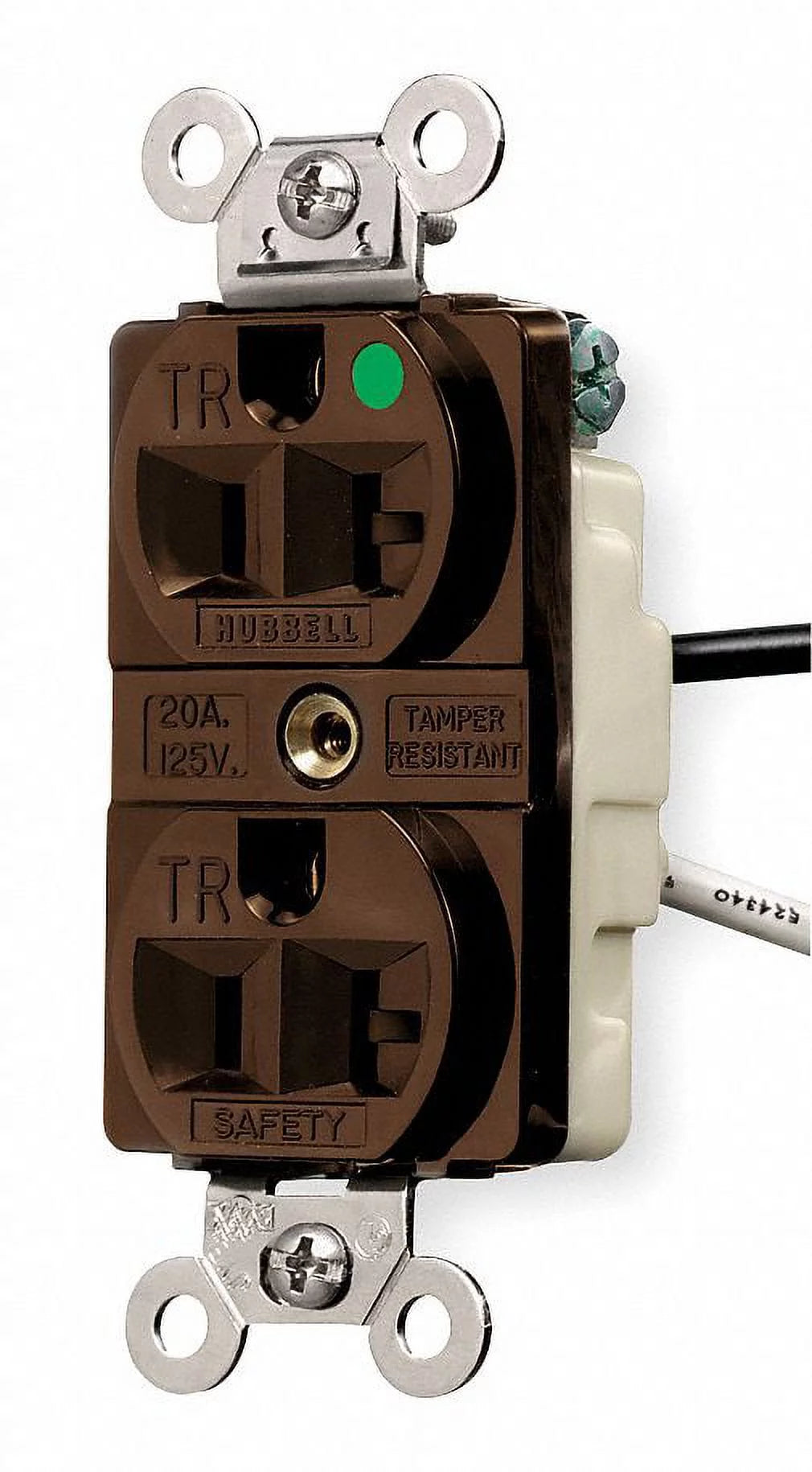 Brown 15 A Receptacle D66333