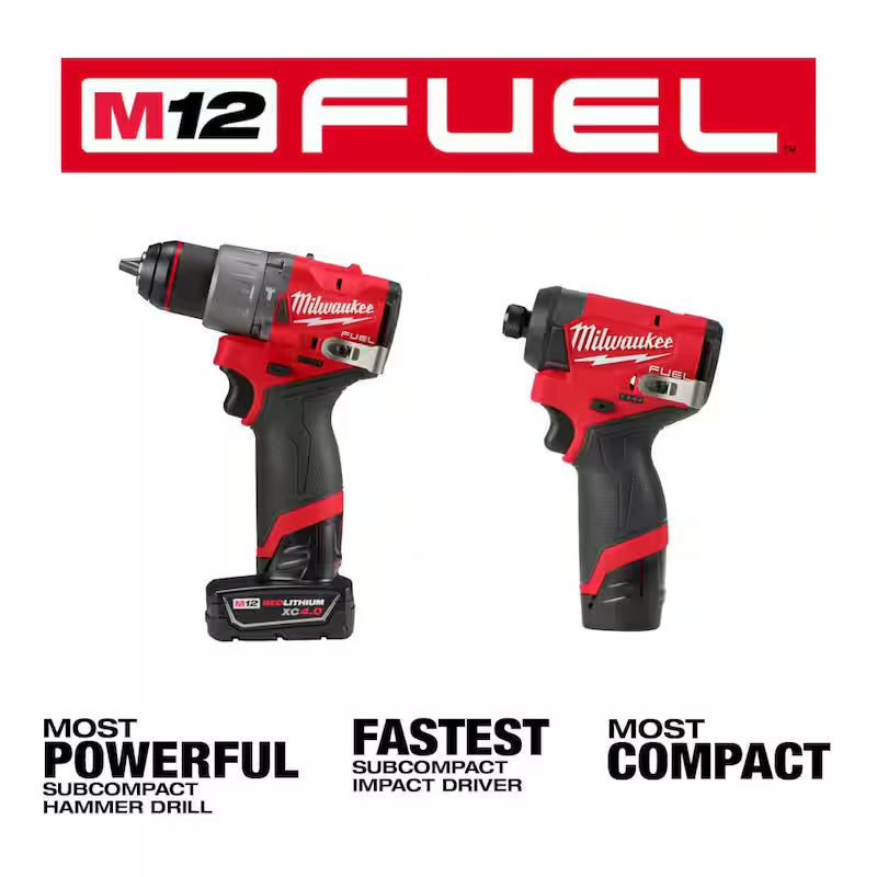 12-Volt Cordless Hammer Drill and Impact Driver Combo Kit G2722