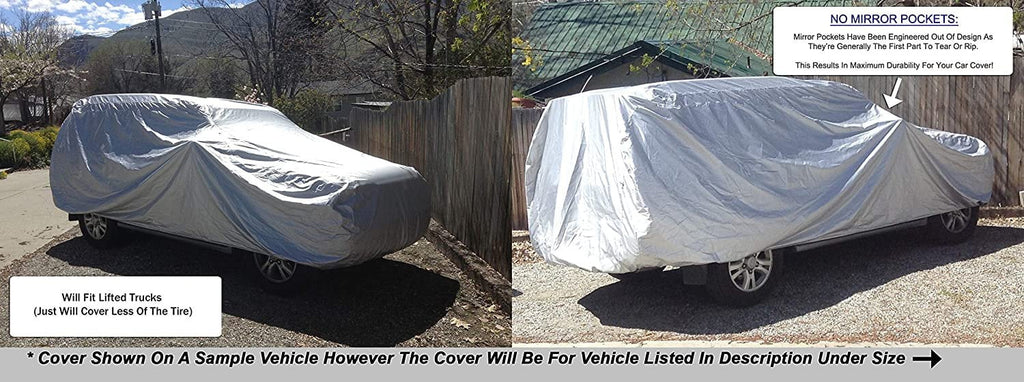 SUV Cover with Fleece Lining, Anti-Theft Cable Lock, Storage Bag & Wind Straps F960
