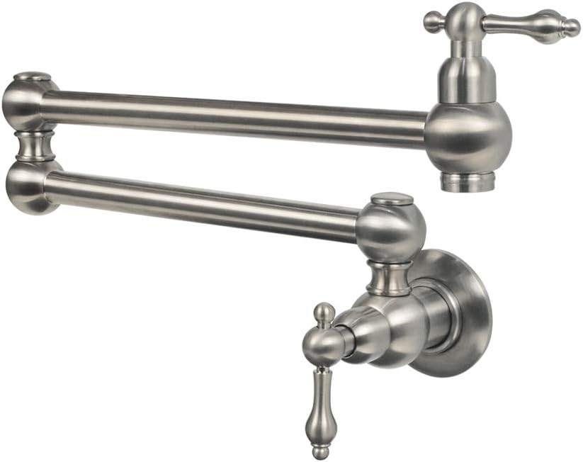 Matte Black Brass Pot Filler Faucet I5047