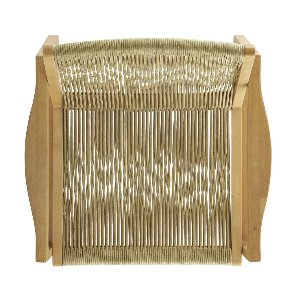 Natural Woven Rope Beechwood Rocking Chair N25235