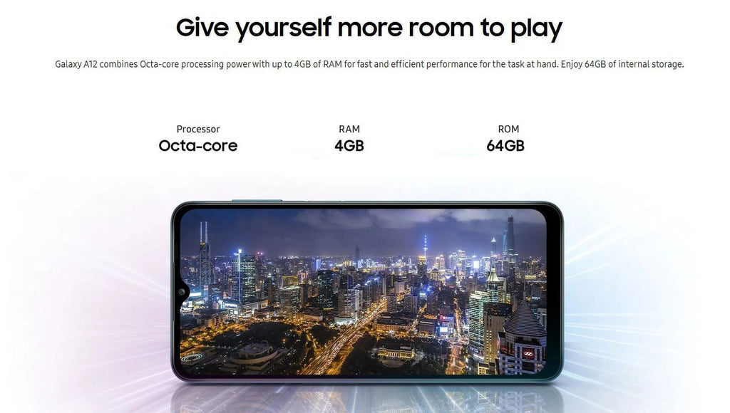 Galaxy A12 32GB 3GB 6.5" Unlocked 4G VoLTE A125U Excellent Used S994579