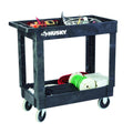 Black 2-Shelf Utility Cart E902
