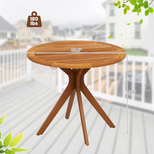 Round Wood Bistro Table M2204