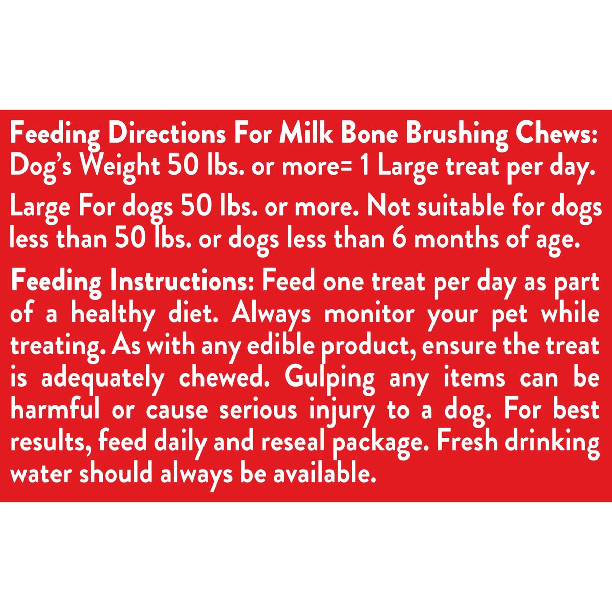 Daily Dental Dog Treats, Large, 24.2 oz, 18 Bones G9422