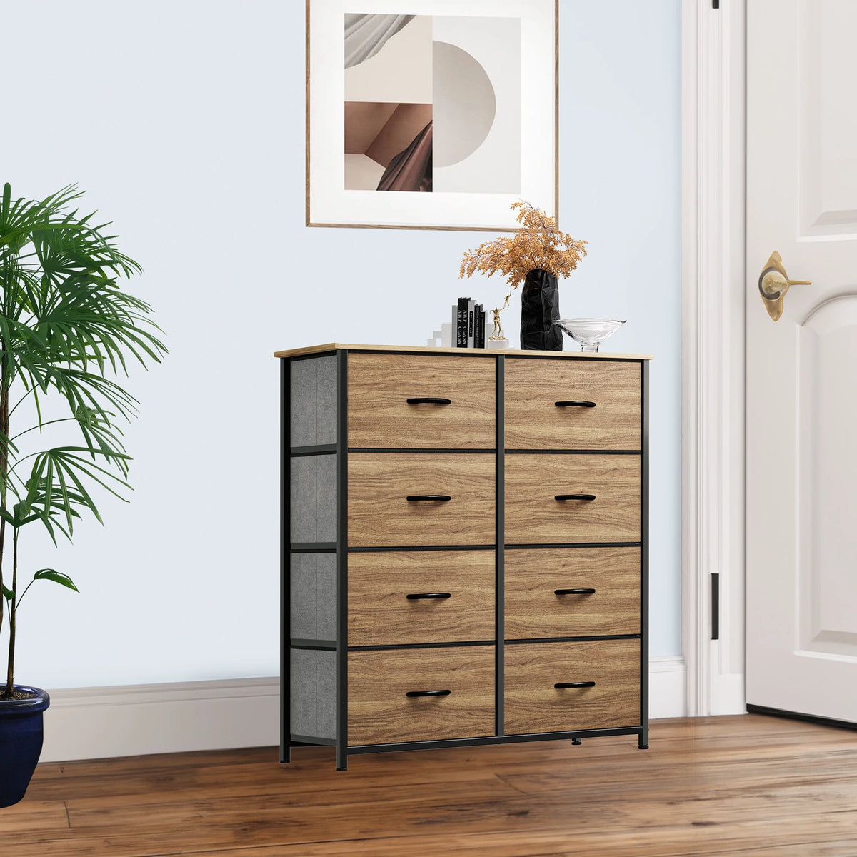 8 Drawer Fabric Storage Dresser Y832
