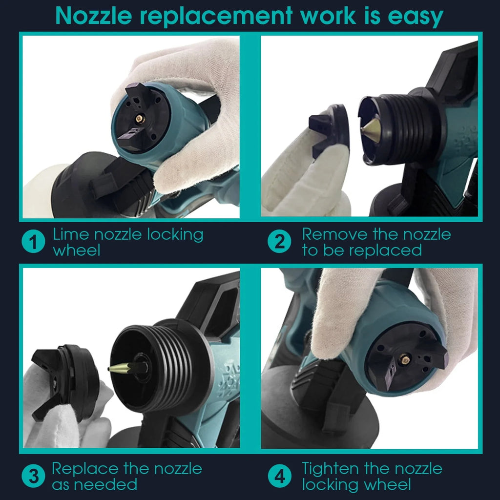 800W Electric HVLP Paint Sprayer O216661
