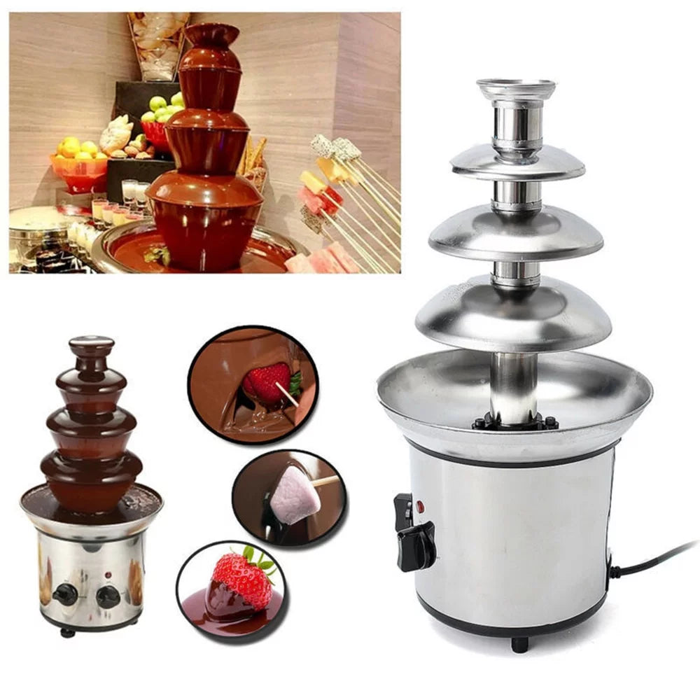 4 Tiers Electric Chocolate Fountain Z50184