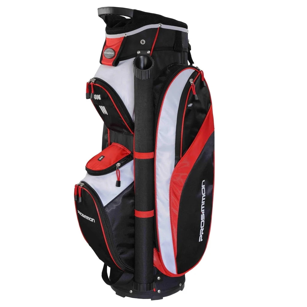 14 Way Cart Golf Bag Black Red Q107107
