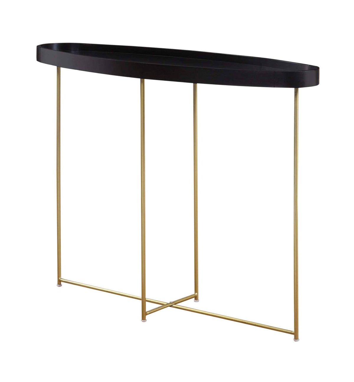 Black Gold Console Table S431005
