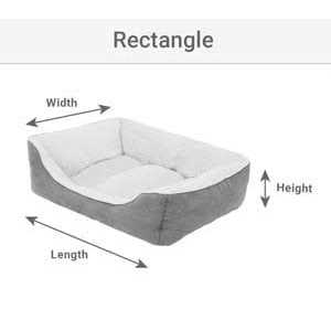 Plush Orthopedic Dog Bed with Removable Cover G67535