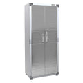 Solid Steel Lockable Metal Storage Cabinet with Adjustable Shelves, 48" W x 24" D x 72" H Z4767