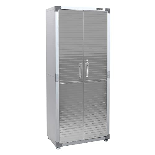 Solid Steel Lockable Metal Storage Cabinet with Adjustable Shelves, 48" W x 24" D x 72" H Z4767