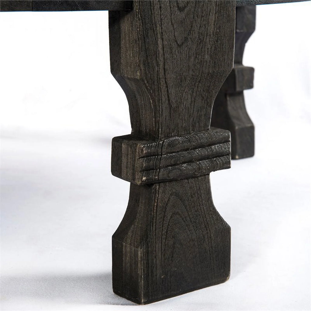 Solid Wood Hand-Carved Cocktail Table F36979