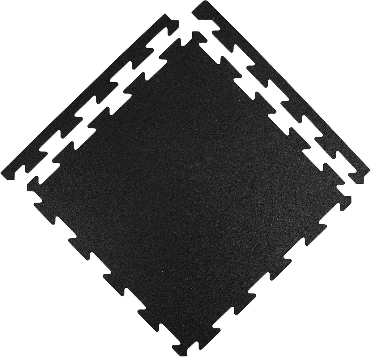 1/4 Inch Thick Eco-Lock Rubber Interlocking Floor Tiles M646