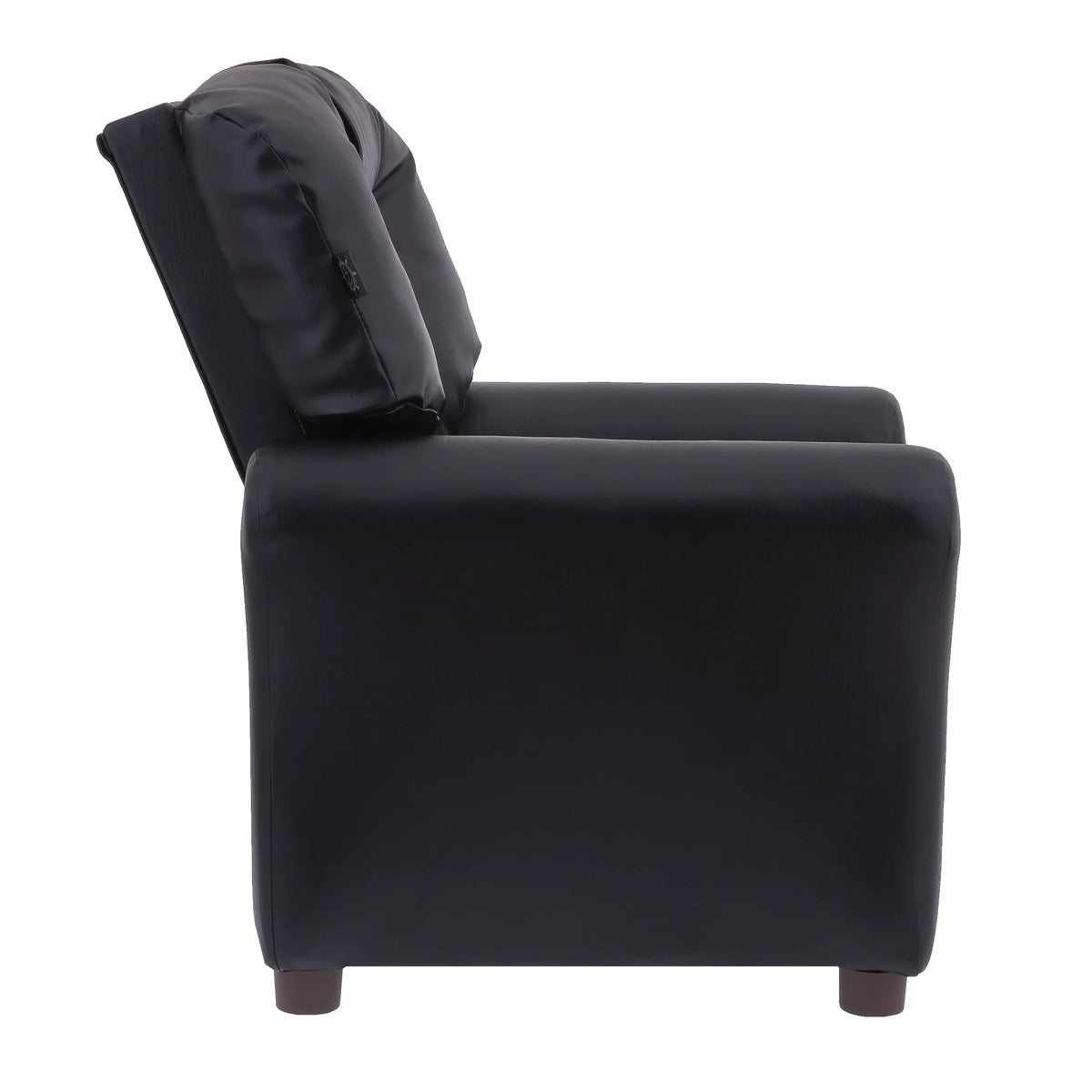 Kids Recliner Chair Polyester Linen Retro Orange E90821