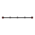Industrial Metal Plum Coat Rack U162063