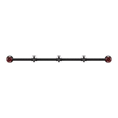 Industrial Metal Plum Coat Rack U162063
