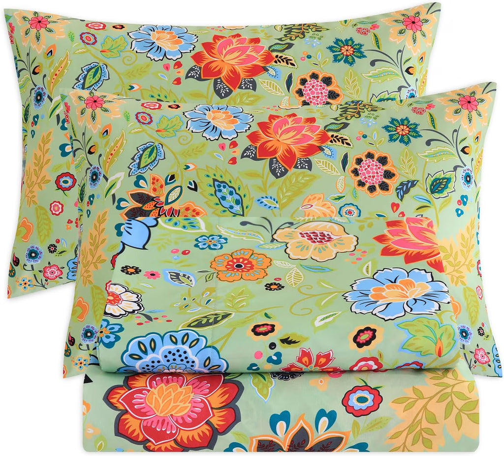California King 4 Piece Microfiber Sheet Set with Deep Pocket R27591