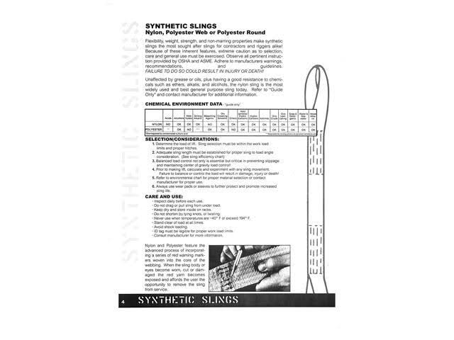 Nylon Lifting Slings, Eye & Eye, Heavy Duty V734755