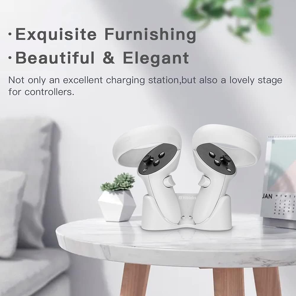 Magnetic Charging Station Set for Oculus Quest 2 Controllers, Pack of 2 Z6246