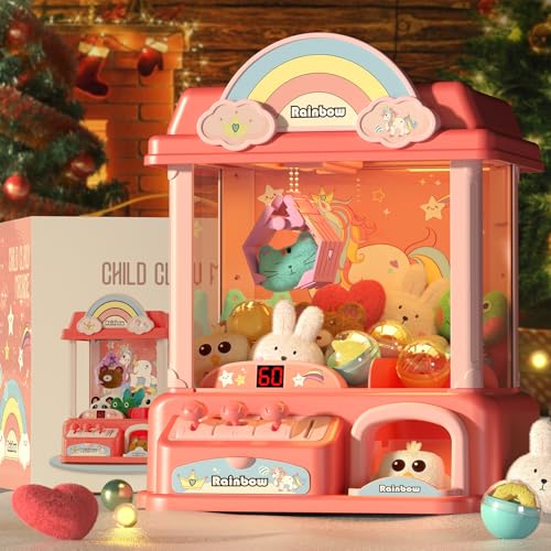 Claw Machine with Music Pink Mini Vending Machine Q4511