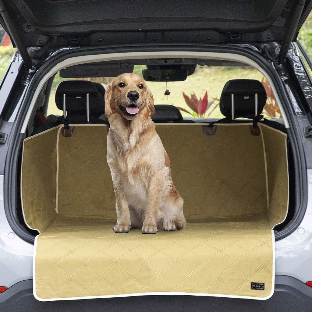 Coffee Pack of 2 Water-Resistant SUV Cargo Liner for Dogs U5928